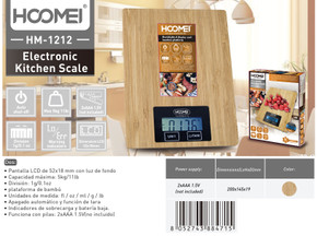 Hoomei - Bilancia Elettronica Da Cucina