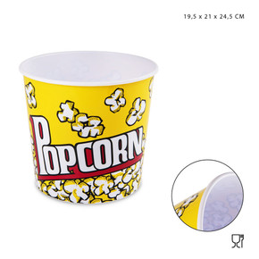 Dc Casa - Cestino Popcorn 19.5x21x24.5Cm