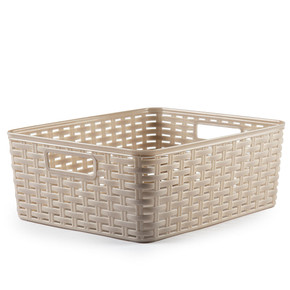 Cesta rattan 12 litri marrone