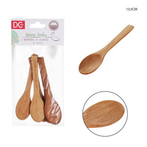 Dc - Cucchiaio Legno 13.5Cm