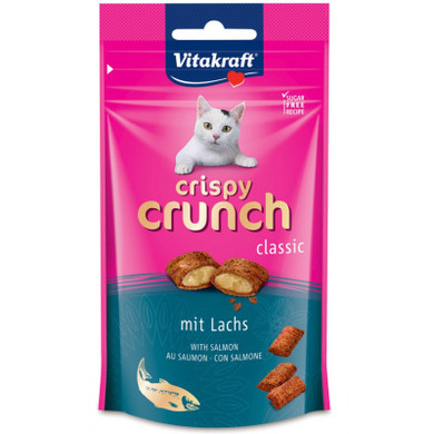 Vitakraft - Crispy Crunch Con Ripieno Di Salmone