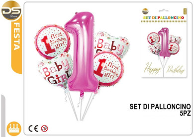 Dz - Set Palloncini Baby Girl 1