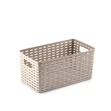 cesta rattan marrone