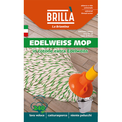 Ricarica Edelwels mop gr.260 filo in cotone