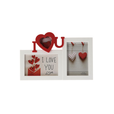 Decorazione porta foto "I love you"