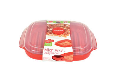 Cuoci bacon microwave sistema