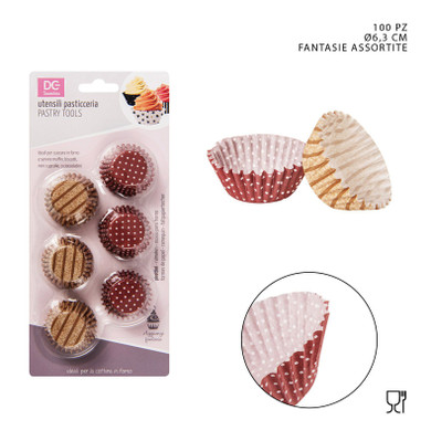 Dc Pirottini Carta Cupcake  6.3Cm 100Pz