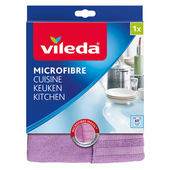 Vileda - Panno microfibra Cucina 2in1
