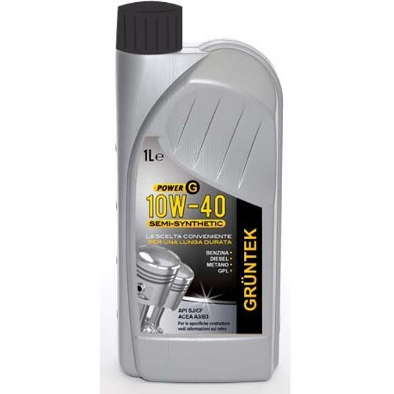 Gruntek Olio Power G 10W40 Semi-Synthetic 1L