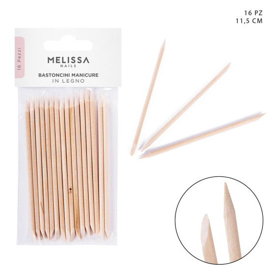 Melissa - Bastoncini manicure 11.5Cm 16Pz