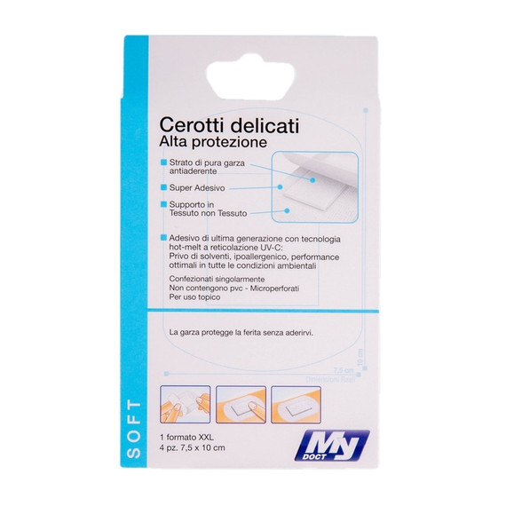 MyDoct Cerotti Delicati 7.5X10Cm 4Pz.