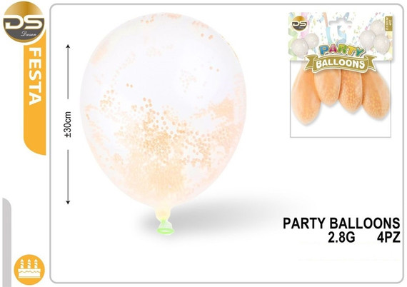 Dz - Party Balloons 30Cm 4Pz5