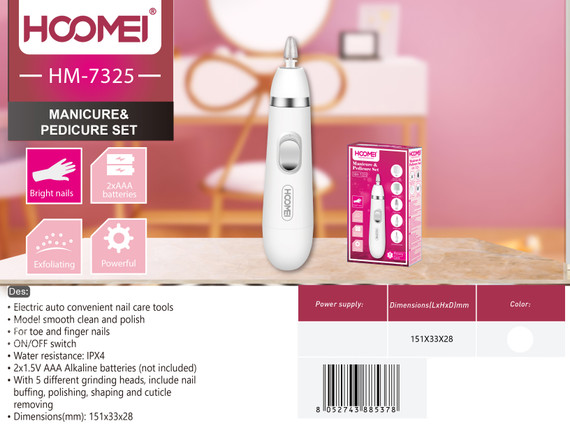 Hoomei - Set Manicure e Pedicure 151x33x28 mm