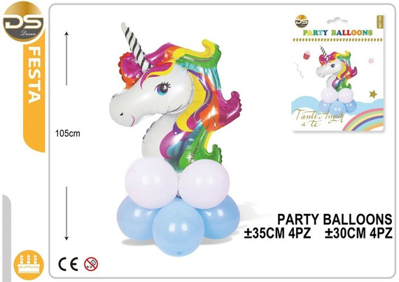 Dz - Party Balloons palloncino ad Unicorno