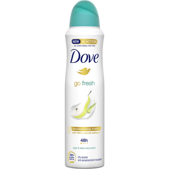 Dove Deo Advanced Go Fresh Pera Spray 150Ml