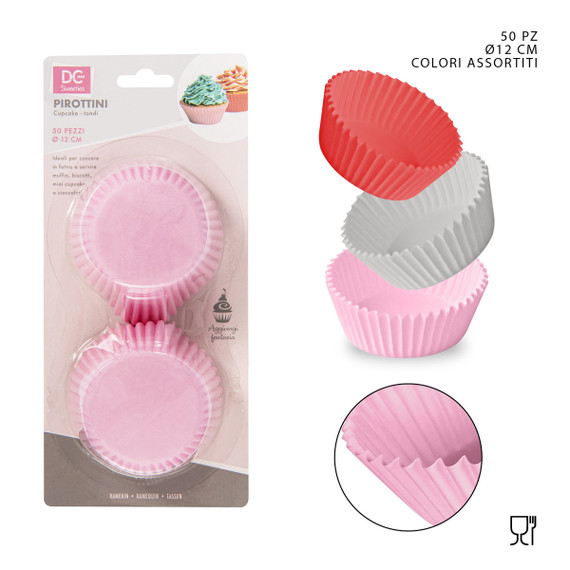 Dc - Pirottini Carta Cupcake 120Mm 50Pz