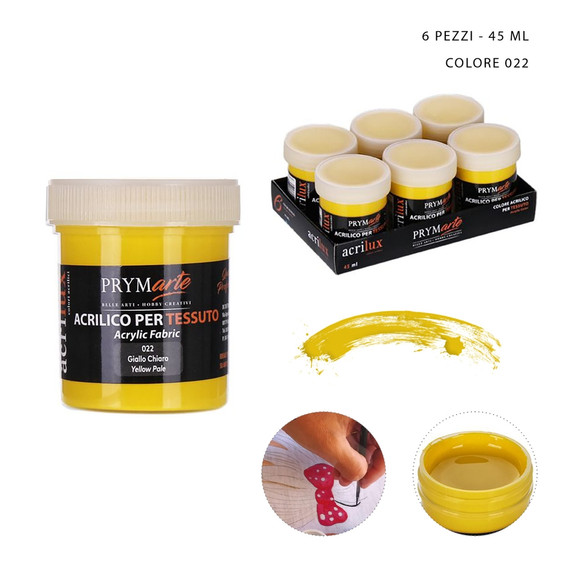 Pryma - Colore acrilico metal 60Ml n.022 giallo ch