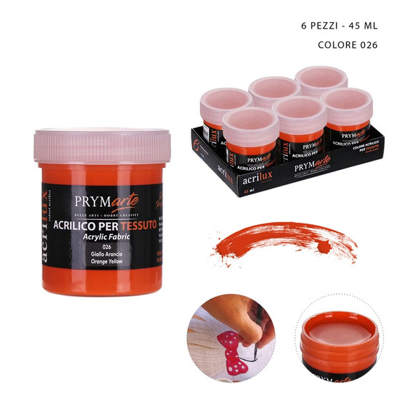 Pryma - Colore acrilico metal60Ml n.026 g.arancio