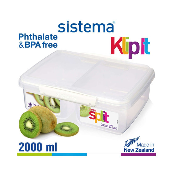 Contenitore ermetico per alimenti con sistema KLIP IT™ trasparente