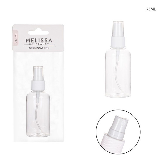Melissa - Spruzzatore Plastica Trasparente  60Ml T/Bianco
