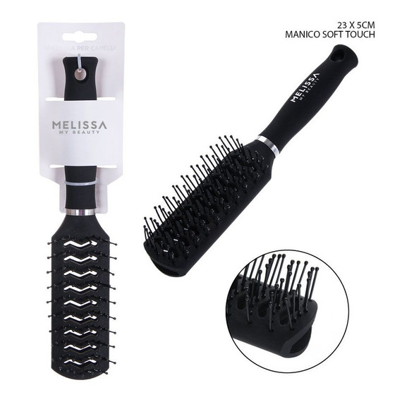 Melissa - Spazzola capelli soft touch 22 x 5 cm
