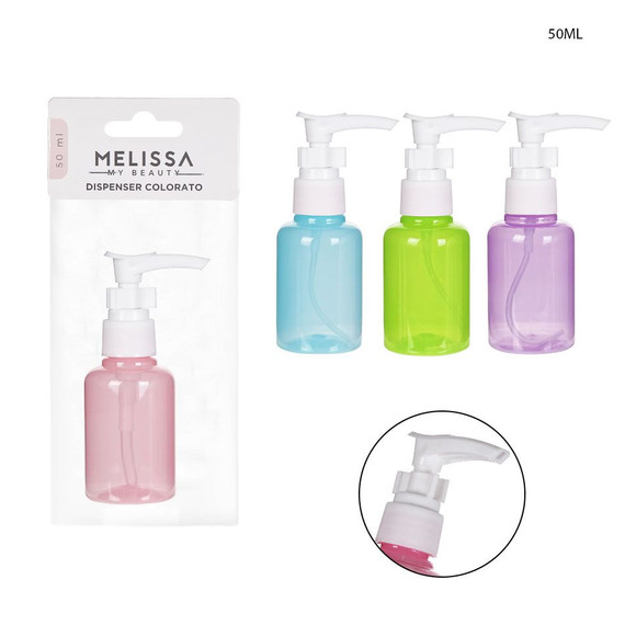 Melissa - Dispenser Plastica Trasparente 50Ml  M/Color