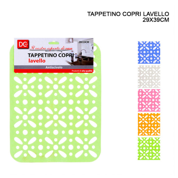 Dc - Tappeto Lavello A/Scivolo 29X39Cm Fiori