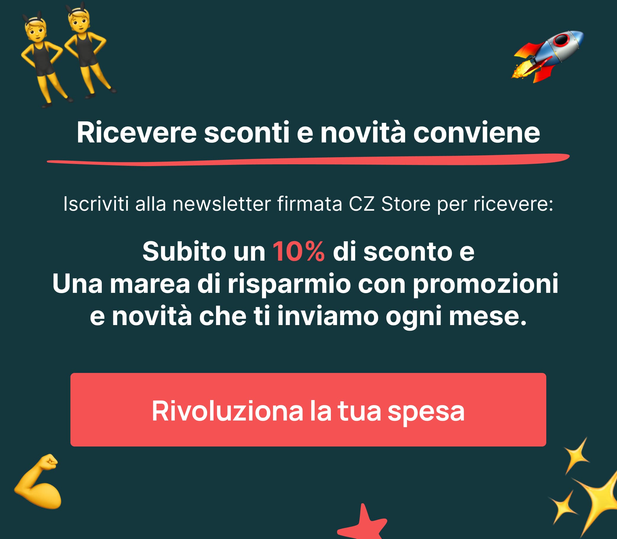 Buono sconto  da 10€ con ricarica in cassa (nuova promo)