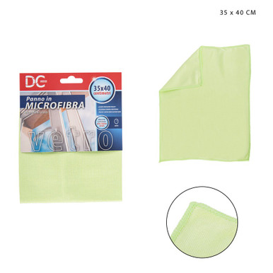 Dc - Panno Microfibra Vetri 35X40Cm 260G Verde - CZ Store