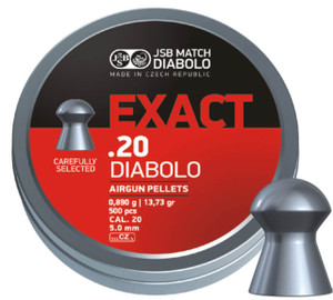 JSB Diabolo Exact .20 Cal 13.73gr (500) JSB Diabolo Exact .20 Cal 13.73gr (500)