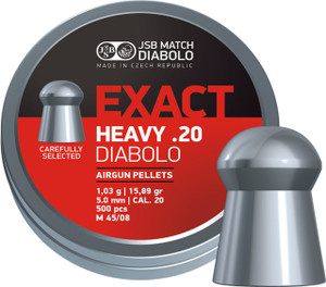 JSB Diabolo Exact Heavy .20 Cal 15.89gr (500) JSB Diabolo Exact Heavy .20 Cal 15.89gr (500)