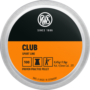 RWS Club 177cal 7.0gr 500 Pack RWS Club 177cal 7.0gr 500 Pack