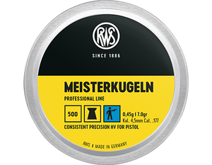 RWS Meisterkugeln 177cal 7.0gr 500 Pack RWS Meisterkugeln 177cal 7.0gr 500 Pack