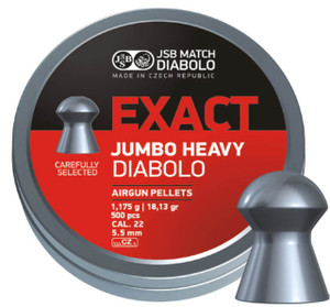 JSB Exact Jumbo Heavy .22 18.13gr (500) (Tin Damage)