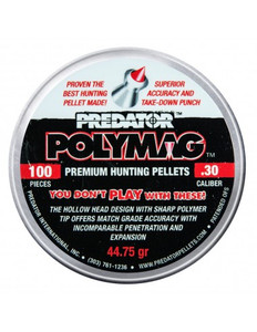 PREDATOR POLYMAG .30 44.75gr (100) PREDATOR POLYMAG .30 44.75gr (100)