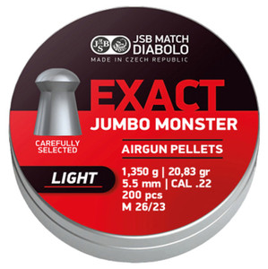 JSB Exact Jumbo Monster Light Cal. .22 20.83gr