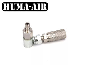 Extended Quick Coupler 90 Deg G1/8 to Foster Male Extended Quick Coupler 90 Deg G1/8 to Foster Male