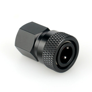 SEKHMET Female Quick Connect Coupler to G1/8 BSP female (BLACK) SEKHMET Female Quick Connect Coupler to G1/8 BSP female (BLACK)