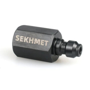 Sekhmet Foster Male to G1/8" BSP Female Adaptor (Black) Sekhmet Foster Male to G1/8" BSP Female Adaptor (Black)
