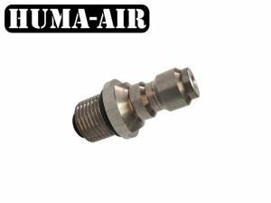 Foster Male to G1/8 BSP Male adaptor with valve Foster Male to G1/8 BSP Male adaptor with valve