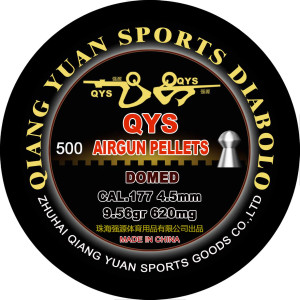 QYS Domed Heavy 9.56gr 4.49mm QYS Domed Heavy 9.56gr 4.49mm