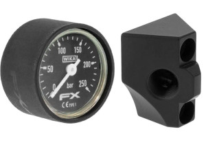 FX Angled Manometer Bracket with FX Pressure Gauge