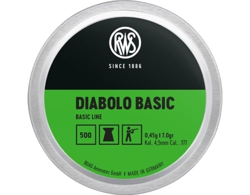 RWS Basic 177cal 7.0gr 500 Pack