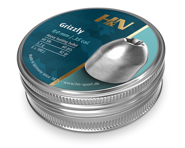 H&N .35 Cal Grizzly 82gr