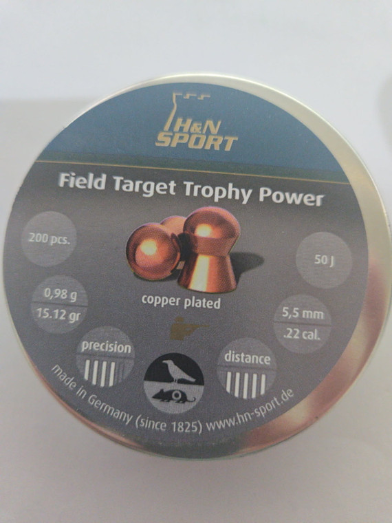 H&N Field Target trophy Trophy Power 22 15.12gr (200)