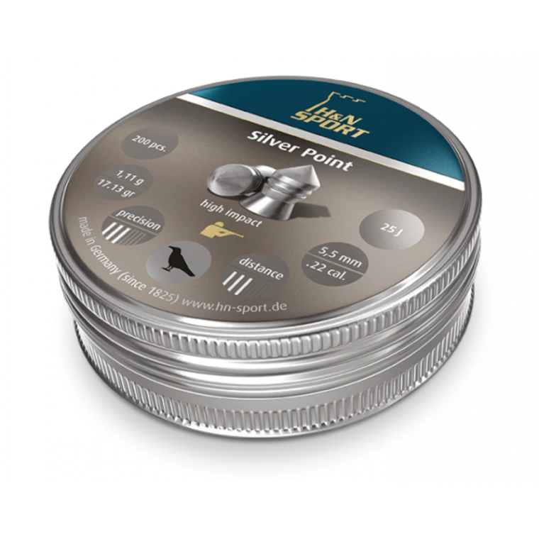 H&N Silver Point .25 24.38gr