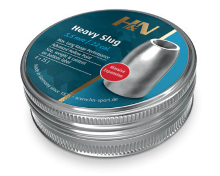 H&N .22 Cal 40gr Heavy Slug HP .217