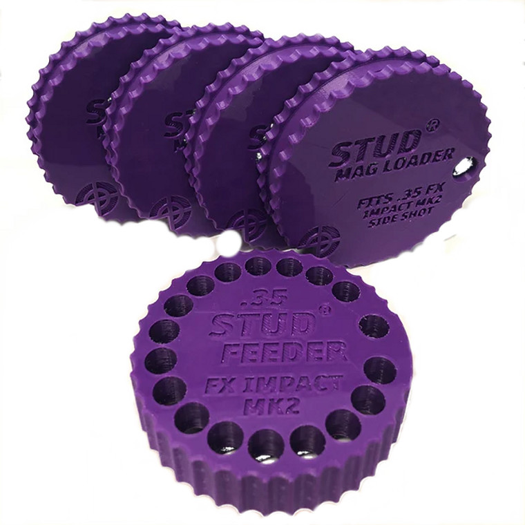 STUD FEEDER/LOADER BUNDLE .35- FX IMPACT M2/3/4 (PURPLE)