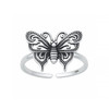 Whispering Wings Butterfly Toe Ring | Adjustable Sterling Silver Toe Jewelry – California Toe Rings