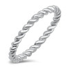 Twisted Charm Twist Toe Ring | Sterling Silver Toe Ring in Sizes 4 & 5 – California Toe Rings